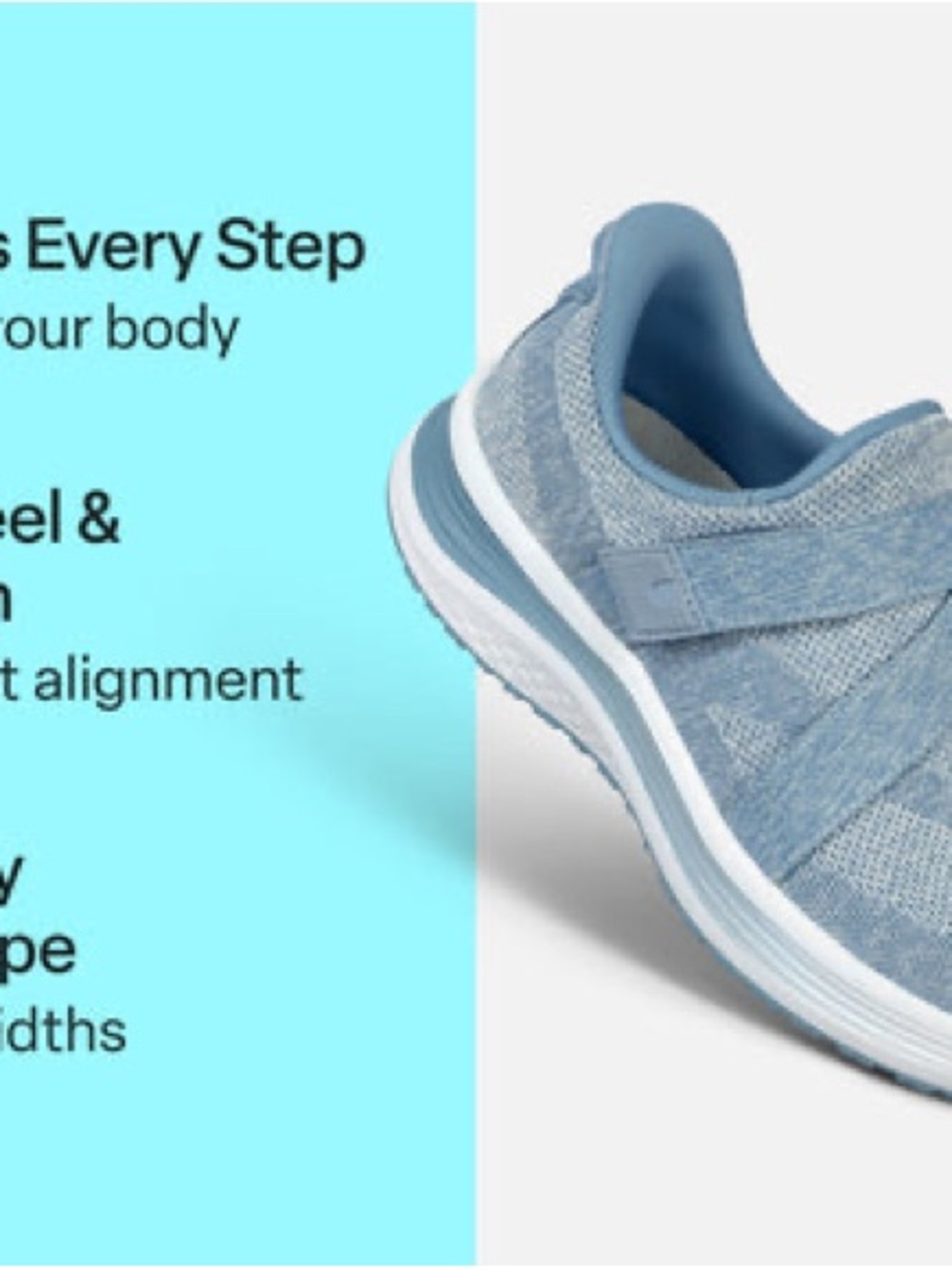 Set-once comfort technology that ensures long walks stay completely pain-free al